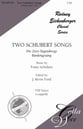 Two Schubert Songs TTB choral sheet music cover